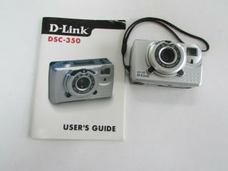 Vintage D - Link Dsc350 Digital Camera And Web Cam 350k With User Guide