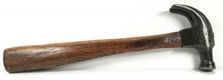 Vintage Hudson Curved Claw Hammer Carpenter ' s Tool 12 