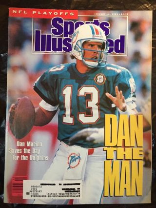 Sports Illustrated - January 14,  1991 - Dan Marino Miami Dolphins