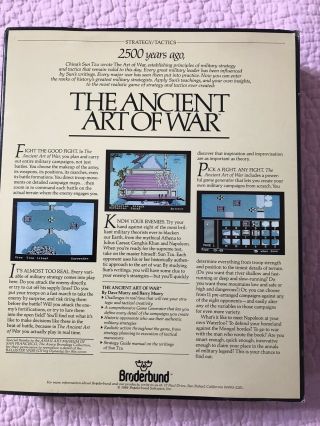The Ancient Art Of War 1984 Vintage IBM Compatible Game 2