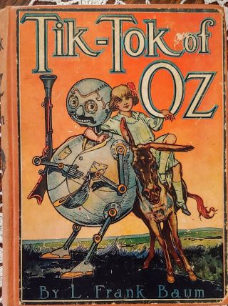 Vintage - Tik - Tok Of Oz - L.  Frank Baum - Black/white Illustration - John R.  Neill