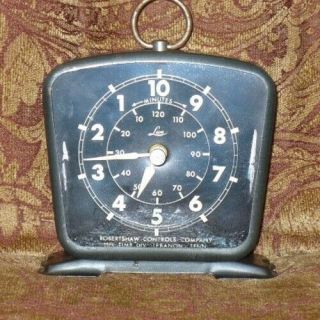 Vintage Lux Robertshaw Timer Clock Runs Well