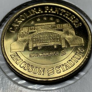 1996 Carolina Panthers Ericsson Stadium Inaugural Game Coin vs Chicago Bears 2