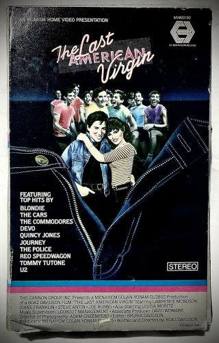 The Last American Virgin Vintage VHS Movie 1983 MGM Big Box VERY RARE G Cond. 2