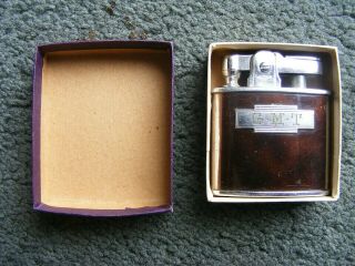 Old Vintage Ronson Standard Cigarette Lighter W/ Box 1952 Pat 