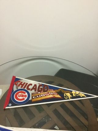 Vintage Chicago Cubs 1997 Mlb Baseball Full Size Pennant Flag