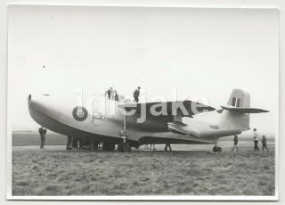 Raf Saunders Roe Sr.  A/1 Aircraft Tg263 Vintage Photo