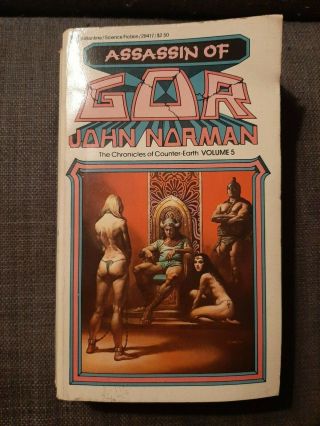 Assassin Of Gor By John Norman,  Chronicles Of Counter - Earth,  Vol 5,  Vtg 1980 Pb