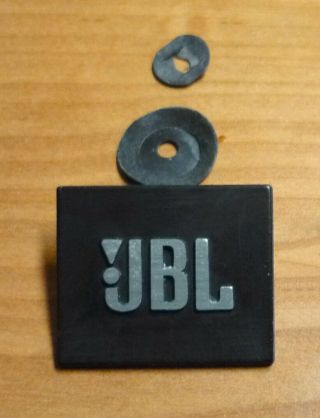 Vintage Jbl Speaker Grill Grille Metal Badge Emblem Logo