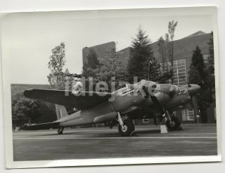 Raf Mosquito Aircraft Ta639 Vintage Photo