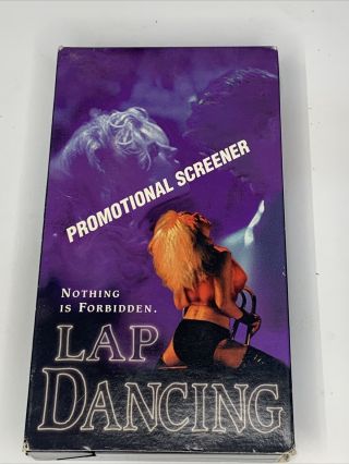 Vintage Rare; Lap Dancing (vhs) Promotional Screener Unedited