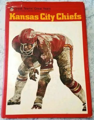 Vintage Kansas City Chiefs Great Teams Great Years Nfl Football 1974 1st Edition