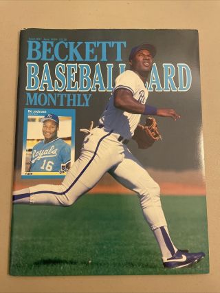 Beckett Baseball Card Monthly • June 1989 ⚾️ Bo Jackson & Ellis Burks ⚾️
