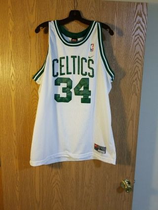 Vintage Nike Paul Pierce 34 Boston Celtics Sewn Jersey Adult L