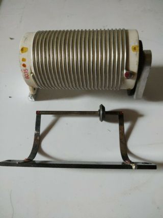 Vintage Ceramic Coil 6035 Hf Ham Radio Amplifier Antenna Tuner