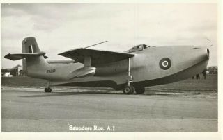 Very Fine Official Photograph Of The Saunders Roe Jet Flying Boat