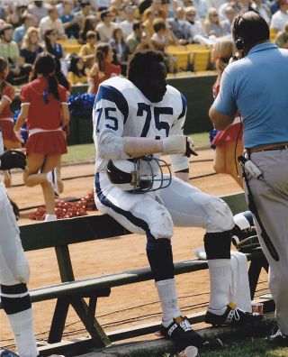 Deacon Jones Los Angeles Rams Vintage Action 8x10