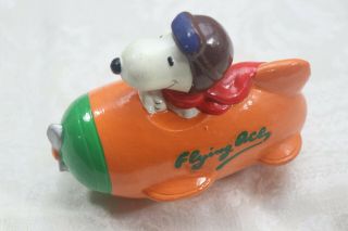 1965 - 1966 Vintage United Feature Syndicate Flying Ace Snoopy Piggy Bank