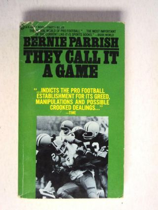 1971 They Call It A Game Book Bernie Parrish Cleveland Browns - Flash
