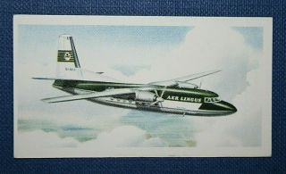 Aer Lingus Fokker F27 Friendship Vintage Card