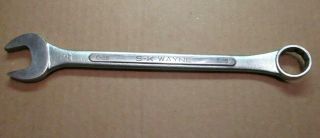 S - K Wayne C - 28 Usa Forged 7/8 " Sae Combination Wrench 12 Pt Point Vintage