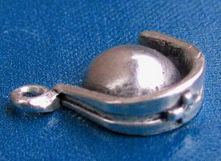 Us Army Nurse Corp Cap Charm Vintage Sterling Silver 3d Wwii Military