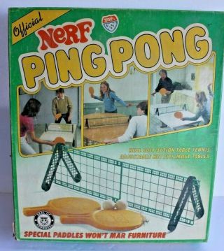 Vintage1982 Official Nerf Ping Pong 0273 By Parker Brothers