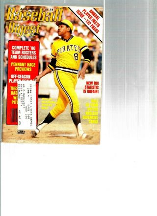 Baseball Digest April 1980 Willie Stargell