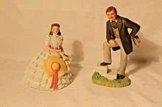 Vintage Avon Images Of Hollywood Figurine Clark Gable And Vivien Leigh