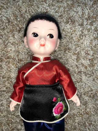 Vintage Chinese Doll Made In Bejing,  China In Chinese National Costume