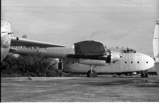 Derelict,  Fairchild C - 82 Packet,  N74046,  At Miami,  1972,  35mm Size Negative