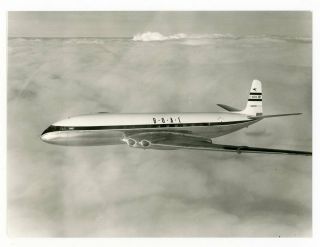 Photograph Of De Havilland Comet 2 G - Amxa In Flight - Boac Livery - Aug 1953