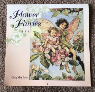 Vintage 1996 Flower Fairy Cicely Mary Barker Calendar