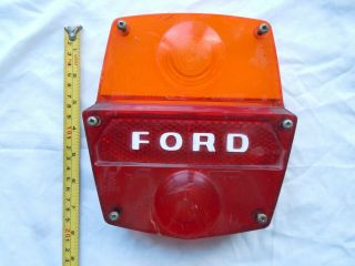 @vintage Ford D Series Lorry Rear Light Lens - Original@
