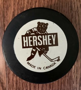 Vintage Hershey Bears Ahl Hockey Puck