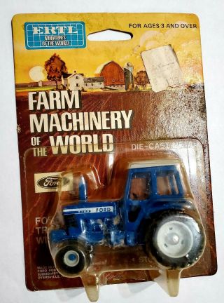 Vintage Ertl Farm Machinery Of The World Ford 9700 With Cab Tractor Carded