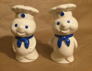 Vintage Pillsbury Doughboy Salt And Pepper Shakers | Japan | Our Own Imports