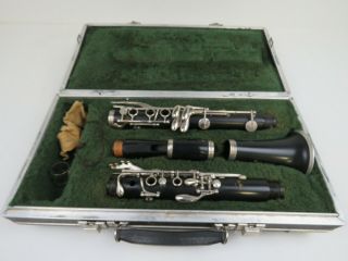 028 - Vintage Artley Prelude Clarinet For Repair In Hard Case