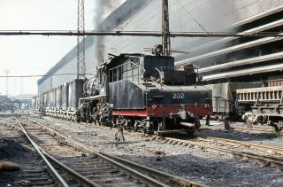 35mm Slide China / Chinese Steam Railway Wuhan Steel May 1984.