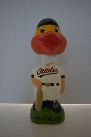 Baltimore Orioles Mascot " The Oriole Bird " 1998 Tei Twins Bobblehead No Box