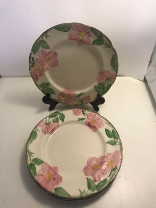 Franciscan Desert Rose Luncheon Plate 9 1/2 " Made In Usa Vintage