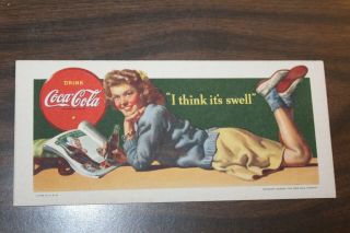 Vintage 1942 Coca Cola I Think It 