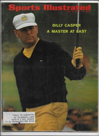 April 30 1970 Sports Illustrated - Billy Casper // Reds Bernie Carbo