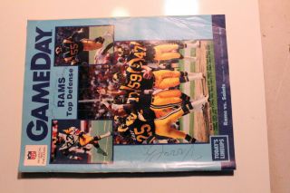 1986 Los Angeles Rams Vs Orleans Saints - Vintage Football Program