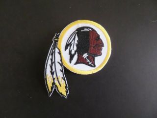 Washington Redskins " Football Embroidered 3 - 1/2 X 3 Iron On Patch