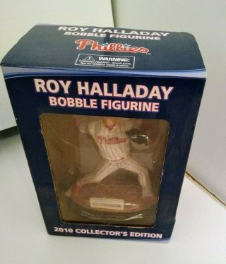 ROY HALLADAY BOBBLE FIGURINE 2010 COLLECTORS EDITION IN THE BOX 3