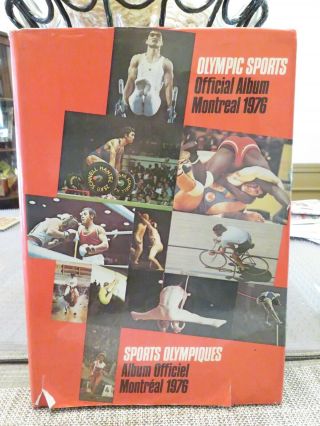 Olympic Sports - Official Album Montreal 1976 Hardcover Book (1975 - French & Engl)
