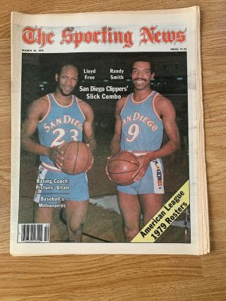 March 10 1979 The Sporting News - San Diego Clipper 