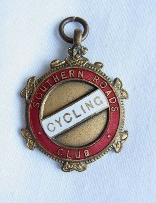 Cycling Fob Southern Roads Cycling Club 1937 Vintage Fob