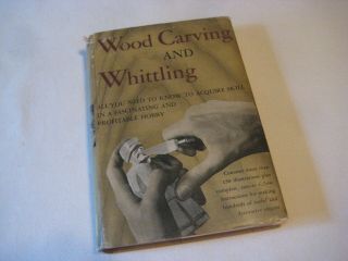 Book Vintage Wood Carving And Whittling Popular Science 1946 Wood